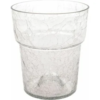 Obal na květináč Casa de Engel Home Sklěněný obal na květináč - orchidej Ø13,5 cm, 6/354 Fialová UNI (2865620)