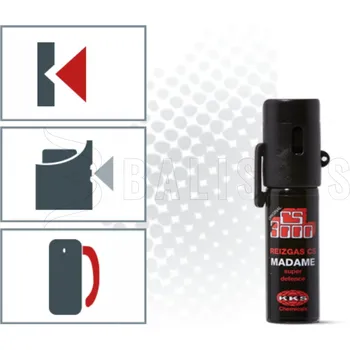 Sebeobrana Slzný sprej KKS CS 3000 Madame 18ml