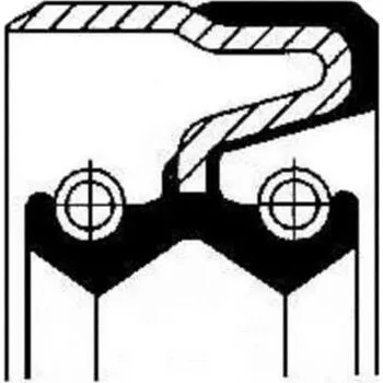 Těsnění motoru Těsnicí kroužek hřídele, rozvodovka CORTECO 01029599B