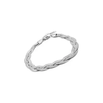 Náramek Steel Jewelry náramek PLETENÝ Chirurgická ocel NR090275
