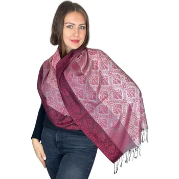 Šála Šál Pašmína - Celestine - Vínová