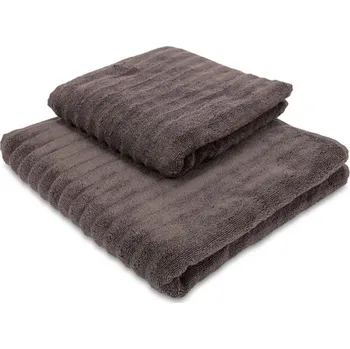 Osuška SLEEP WELL® Ručník, osuška mikrobavlna VLNY antracit Velikost: Osuška mikrobavlna 70x140 cm