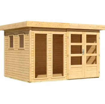 Zahradní domek KARIBU HOLZTECHNIK Dřevěný domek KARIBU LAHAR 5 (11509) natur LG4423