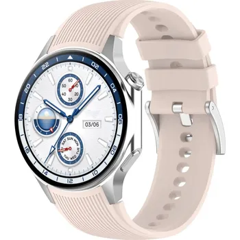 Příslušenství k chytrým hodinkám Silikonový řemínek pro Oppo Watch X a X2 a OnePlus 2, 2R a 3 - Růžový