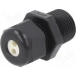 HUMMEL 1.597.3801.71 Vývodka s více otvory NPT3/8" IP65 Mat polyamid černá 3mm