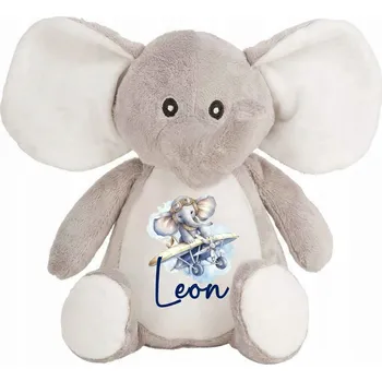 plyšák Slon Křest Svatý dárek plyšák medvídek jméno památka narozeniny