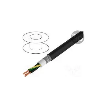 elektrický kabel BITNER S66595 Vodič BiT 1000 CY FR 3G1mm2 PVC černá 0,6/1kV