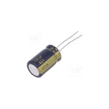 Kondenzátor Kondenzátor elektrolytický low ESR THT 330uF 63VDC ±20% 85mΩ
