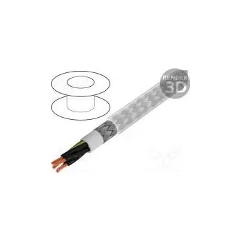 elektrický kabel BITNER S54305 Vodič BiT 500 CY 7G0,5mm2 PVC průhledná 300/500V
