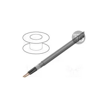 Elektroinstalační materiál HELUKABEL 21227 Vodič F-C-PURö-OZ 2x0,75mm2 PUR šedá 300/500V CPR Eca