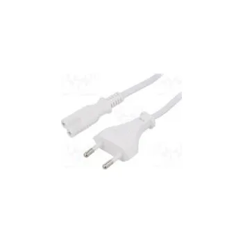 Napájecí kabel Kabel CEE 7/16 (C) vidlice,IEC C7 zásuvka PVC 5m Zásuvky 1