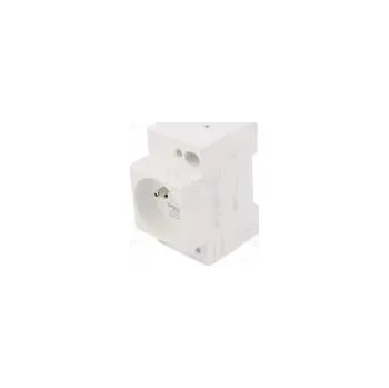 Elektrická zásuvka Zásuvka typu E 250VAC 16A DIN