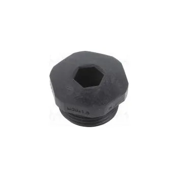 HUMMEL 1.255.2001.50 Záslepka M20 1,5 IP54 Mat polyamid Těleso černá V-NE Metric