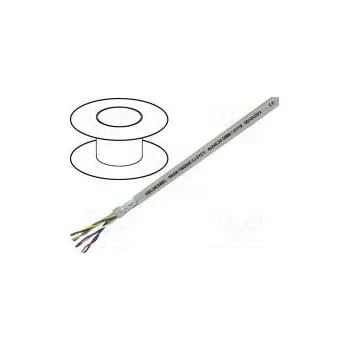 elektrický kabel HELUKABEL 21117 Vodič PAAR-TRONIC-Li-2YCY 2x2x0,34mm2 polyetylén šedá 250V