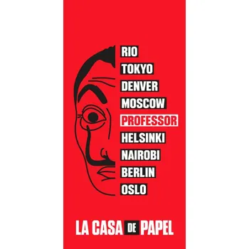 Jerry Fabrics Froté osuška dětská 70x140 cm LA CASA DE PAPEL (papírový dům)