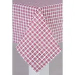 Podpěrová s.r.o. Ubrus KOSTIČKA ČERVENÁ světlá Velikost: 140x220 cm