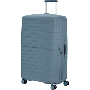 American Tourister FastForward Spinner 78cm Modrá Steel Blue rozšiřitelný