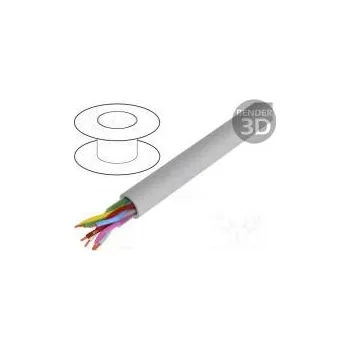 elektrický kabel HELUKABEL 19035 Vodič LiYY-P,PAAR-TRONIC 2x2x0,25mm2 nestíněný 350V Cu lanko