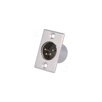 Elektrická zásuvka Zásuvka XLR vidlice PIN 4 pájení Pouz standard XLR