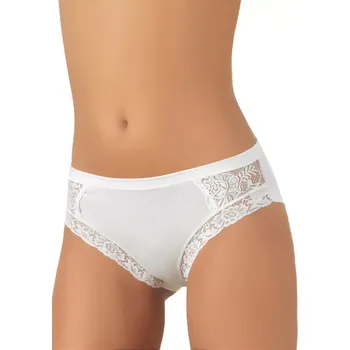 Kalhotky Dámské klasické krajkové kalhotky 502 Risveglia Barva/Velikost: bílá / M/L