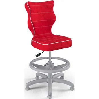 Křeslo OTOČNÉ KŘESLO PRO DĚTI s podnožkou Petit ČERVENÉ Visto r.3