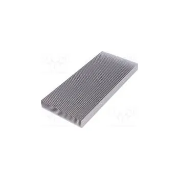 Chladič motoru Chladič lisovaný žebrovaný přírodní L 200mm W 90mm H 17mm