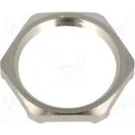 HUMMEL 1.167.1600.01 Matice s uzemněním PG16 mosaz nikl Thk 3mm Klíč 26mm GM-EMV