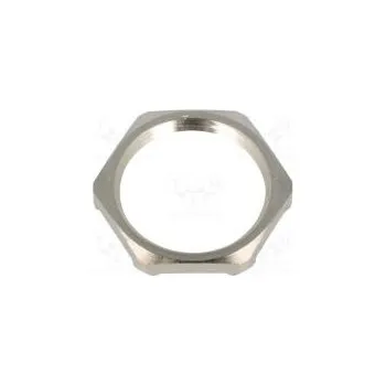 Matice HUMMEL 1.167.1600.01 Matice s uzemněním PG16 mosaz nikl Thk 3mm Klíč 26mm GM-EMV