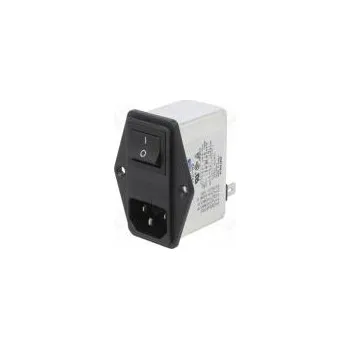Elektrická zásuvka Konektor napájecí AC zásuvka vidlice 4A 250VAC IEC 60320