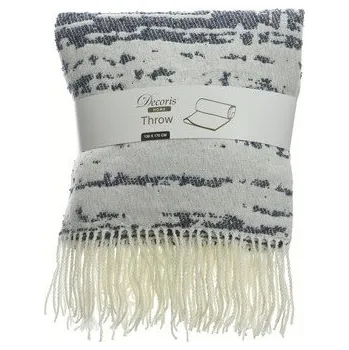 deka Dekorativní pléd/deka, moderní vzhled, s třásněmi - N BAUHAUS