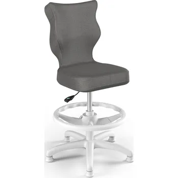 Křeslo OTOČNÉ KŘESLO PRO DĚTI s podnožkou Petit C. ŠEDÉ Monolith r.3