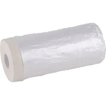 malířská páska LEVIOR Páska maskovací samolepící s folií 210cmx20m