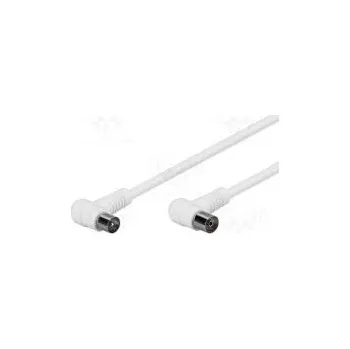 Audio kabel Kabel 75Ω 5m stíněný, dvojnásobně bílá