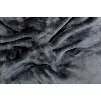 Prostěradlo SLEEP WELL® Prostěradlo mikroflanel / mikroplyš ANTRACIT 200x200 cm SLEEP WELL