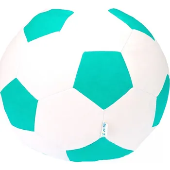 Taburet Sedací vak - míč 80 cm - bílá + mentolová