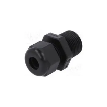HUMMEL 1.209.3801.70 Vývodka NPT3/8" IP68 Mat polyamid černá UL94V-0 HSK-K