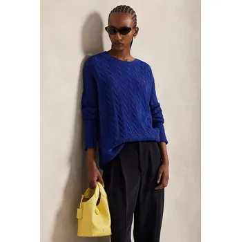 Dámský svetr Svetr Polo Ralph Lauren dámský, modrá barva, 211972115 57X, vel. S