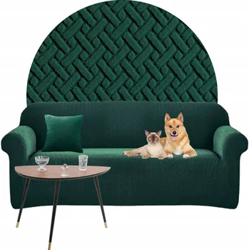 Napínací potah Potah na pohovku (kanape) Domidekor zelený