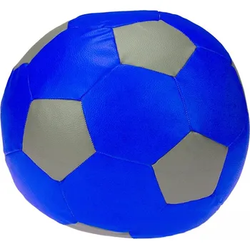 Taburet Sedací vak - míč 110 cm - modrá + šedá