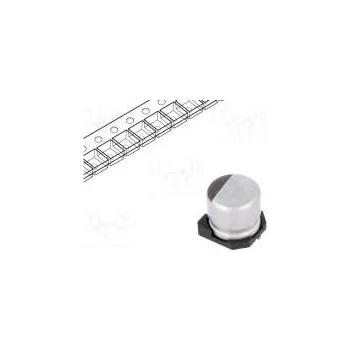 Kondenzátor Kondenzátor elektrolytický SMD 47uF 35VDC Ø6,3x5,8mm ±20%