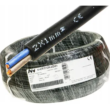elektrický kabel Dílenský kabel H05RR-F (OW) 2x1 /50 m/