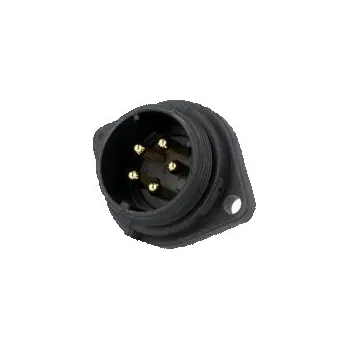 vypínač a zásuvka Zásuvka vidlice SP21 PIN 5 IP68 pájení 500V 4mm2 30A