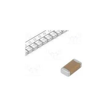 Kondenzátor Kondenzátor keramický MLCC 100nF 50VDC X7R ±10% SMD 1206