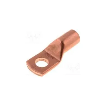 Elektrický konektor Koncovka-trubkové očko M10 50mm2 krimpovací na kabel měď