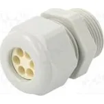 HUMMEL 1.597.1604.00 Vývodka s více otvory PG16 IP65 Mat polyamid šedá 6mm