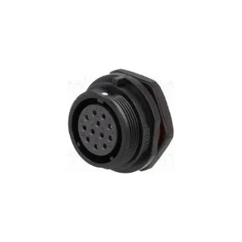 Elektrická zásuvka Zásuvka zásuvka SP21 PIN 12 IP68 pájení 400V 0,75mm2 5A