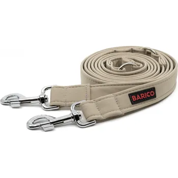 Vodítko pro psa Přepínací vodítko BARICO Latte Typ karabiny / Šířka vodítka: Malá / 2 cm