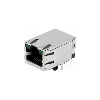 Elektrická zásuvka Zásuvka RJ45 PIN 8 stíněný,s diodou LED Uspořádání výv 8p8c