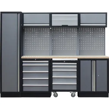 Sestava PROFI dílenského nábytku s vysokou úzkou skříní 7ks - TGS1301AZ