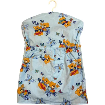 Dětsný nábytek Výrobní družstvo Drutěva Dětský kapsář s ramínkem - medvídek modrý dezén: medvídek modrý